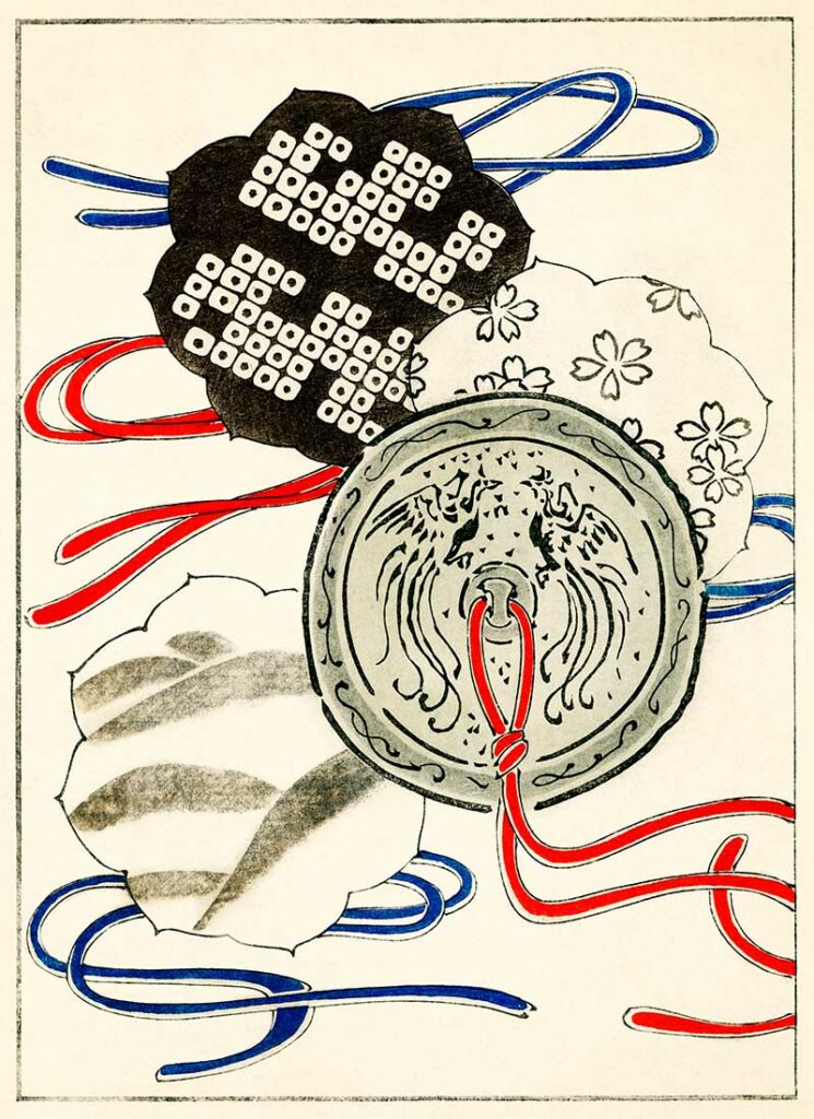 Illustration of Japanese Pendants
