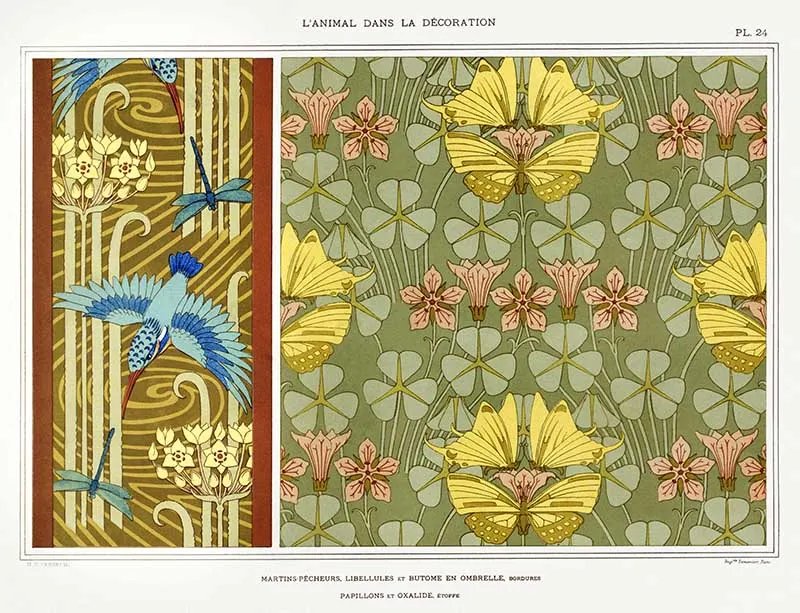 kingfishes wallpaper pattern