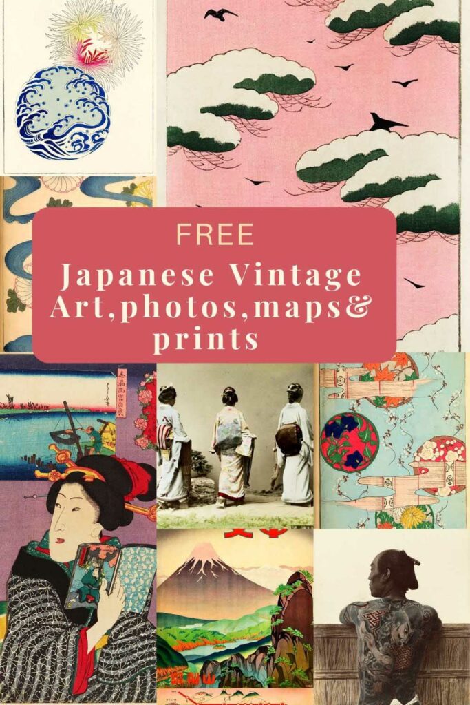 Free Japanese vintage prints