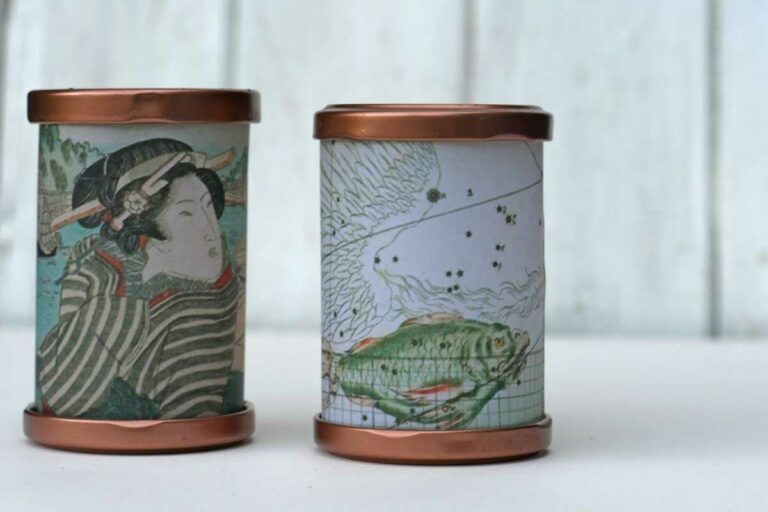 DIY Tea Light Lanterns With Pretty Images