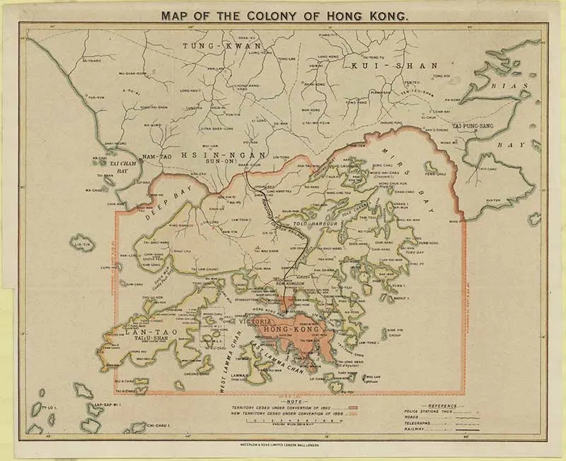 1900 Map of Hong Kong