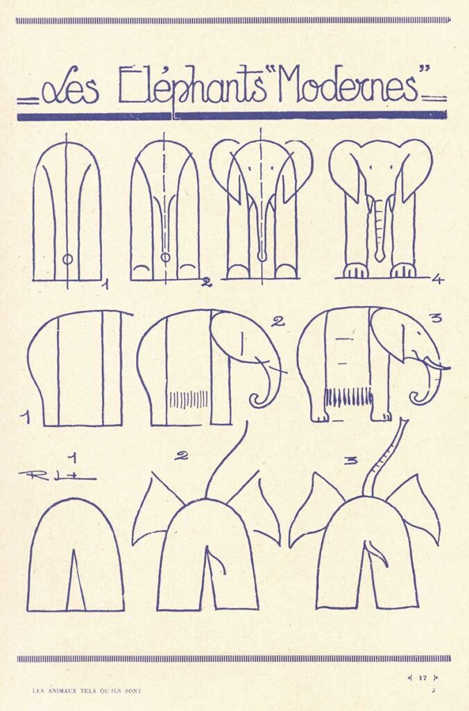 How to draw elephants