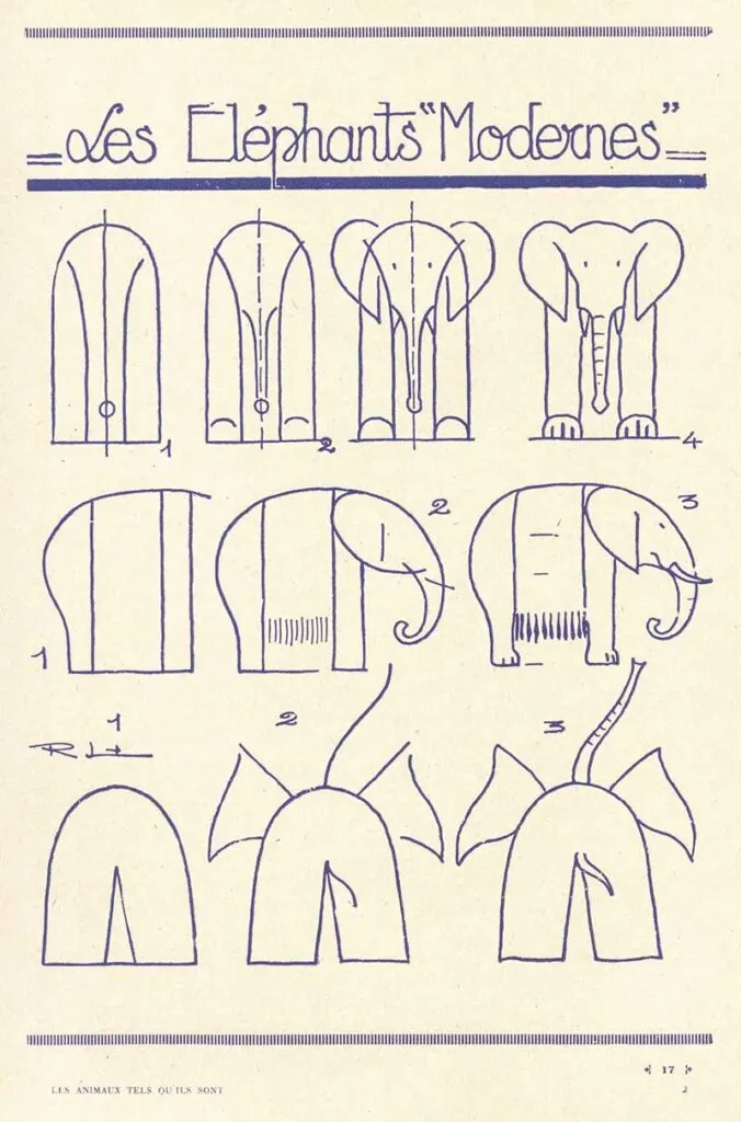 How to draw elephants