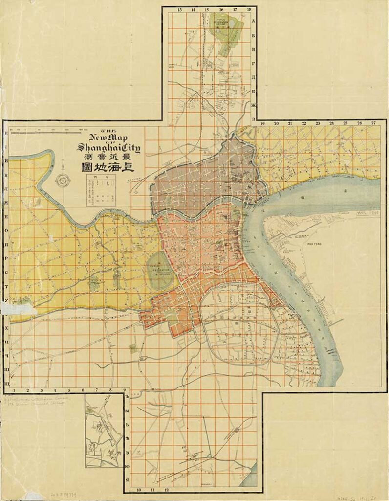1916 Map of Shanghai