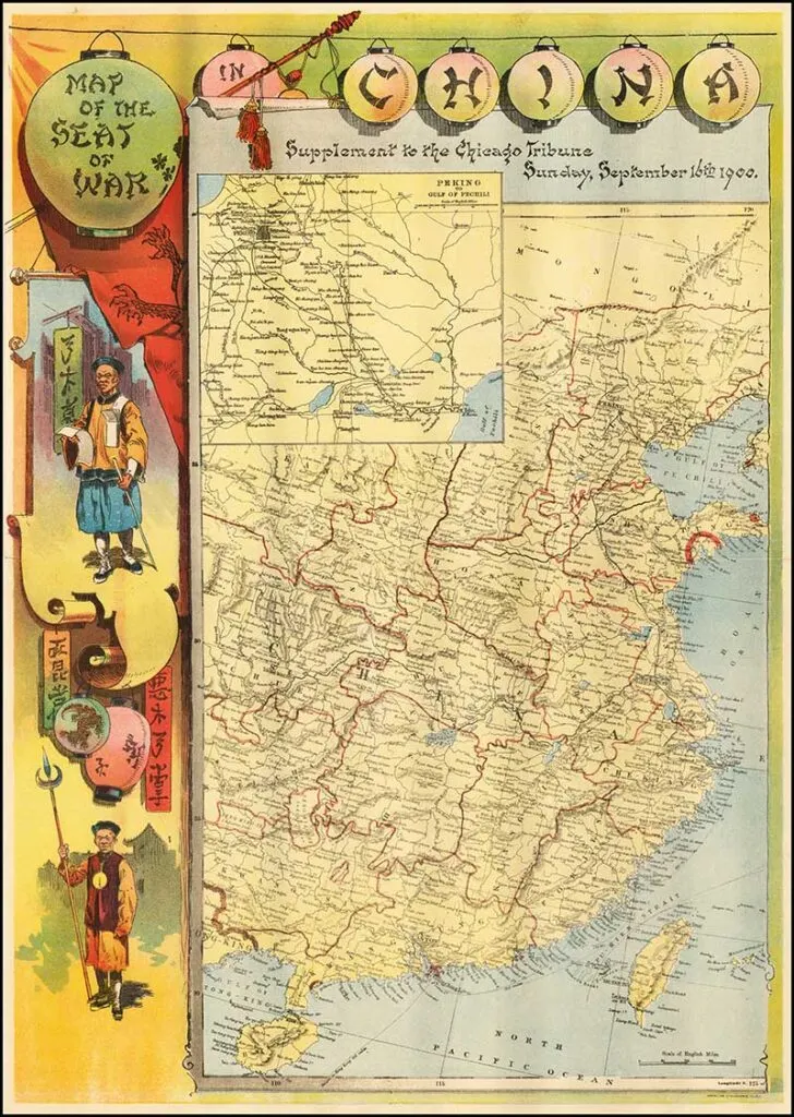 1900 Map of the Seat of War