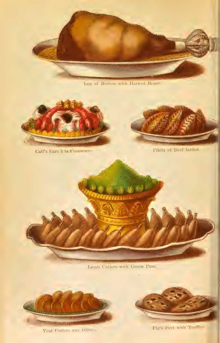 Meat dishes Mrs Beeton's cookbook