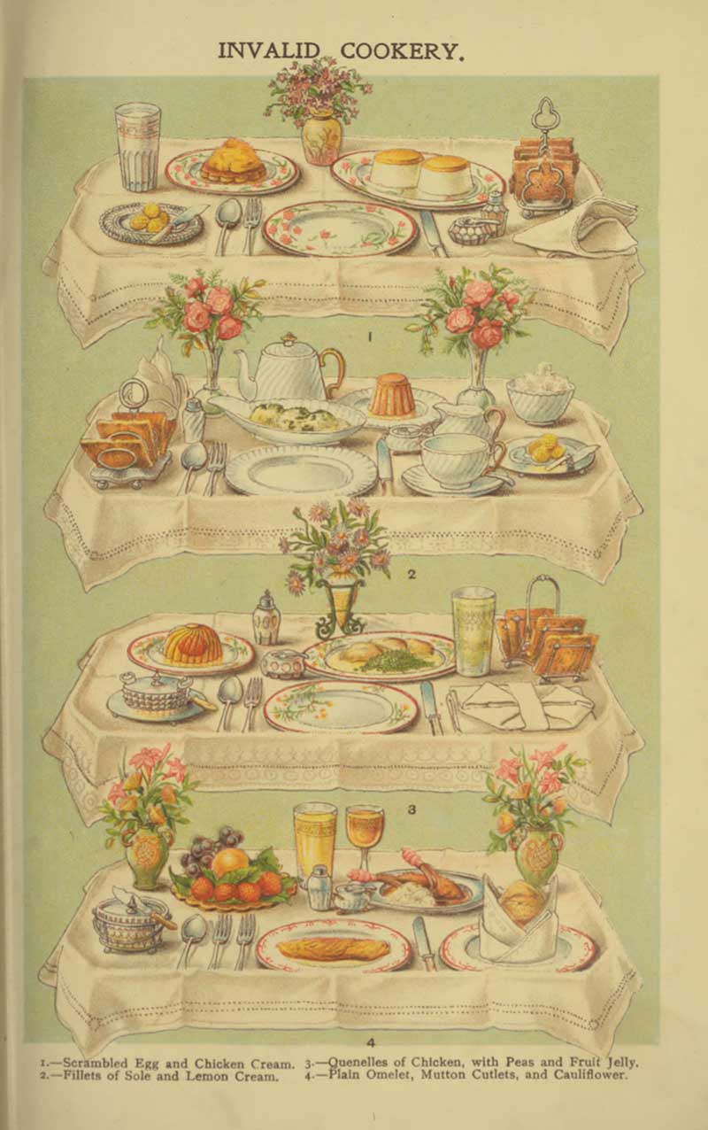 Invalid Cookery from Mrs Beetons Household Management
