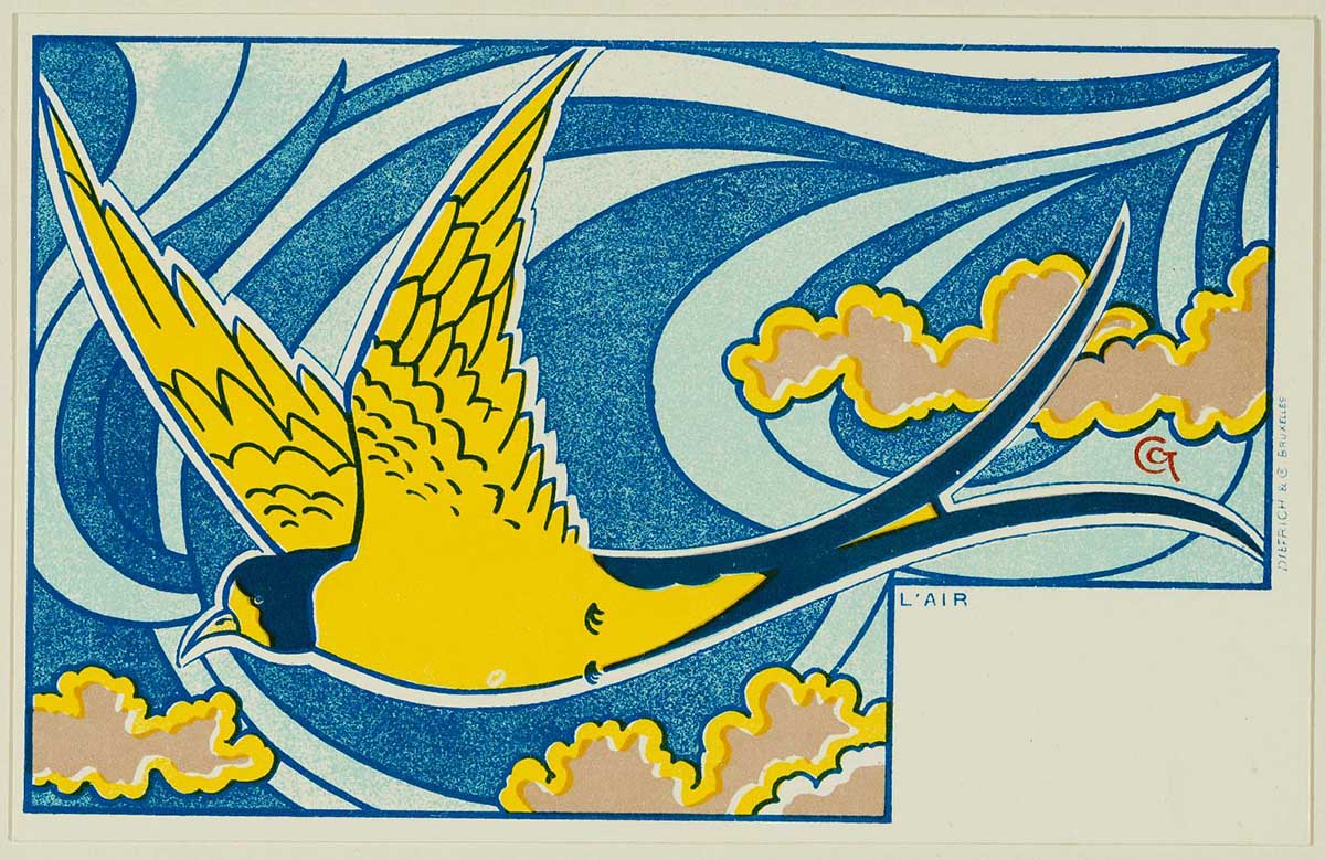 Air Element Bird Postcard