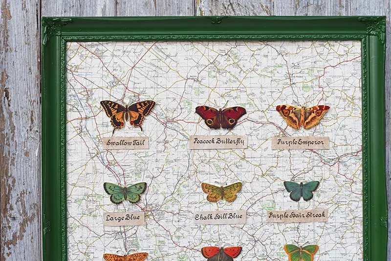 DIY butterfly wall art adult craft.