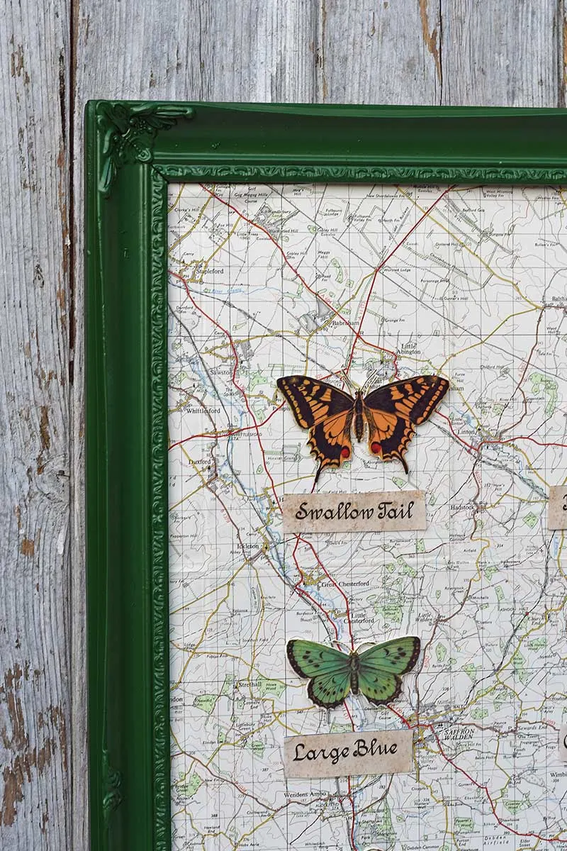 Adult butterfly craft wall art