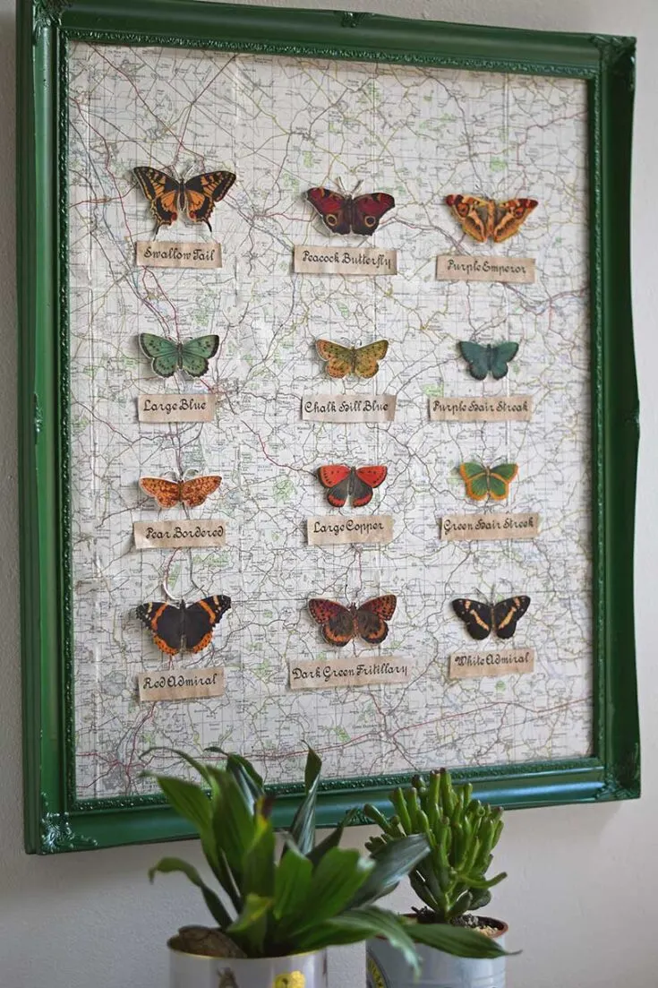 Butterfly wall decoration