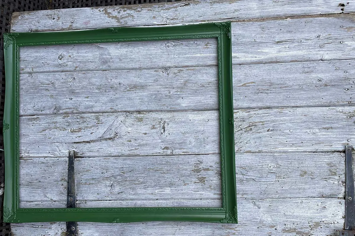 Green frame