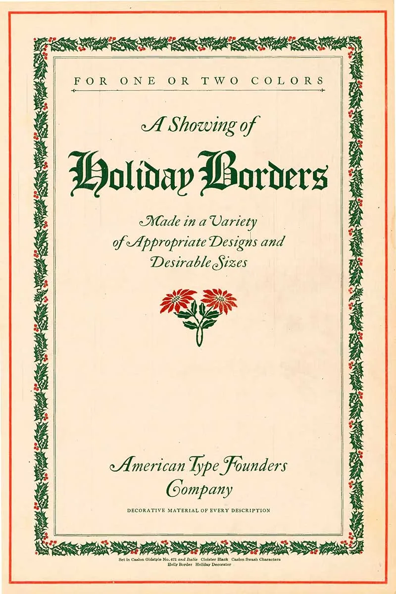 Holiday Borders TItle