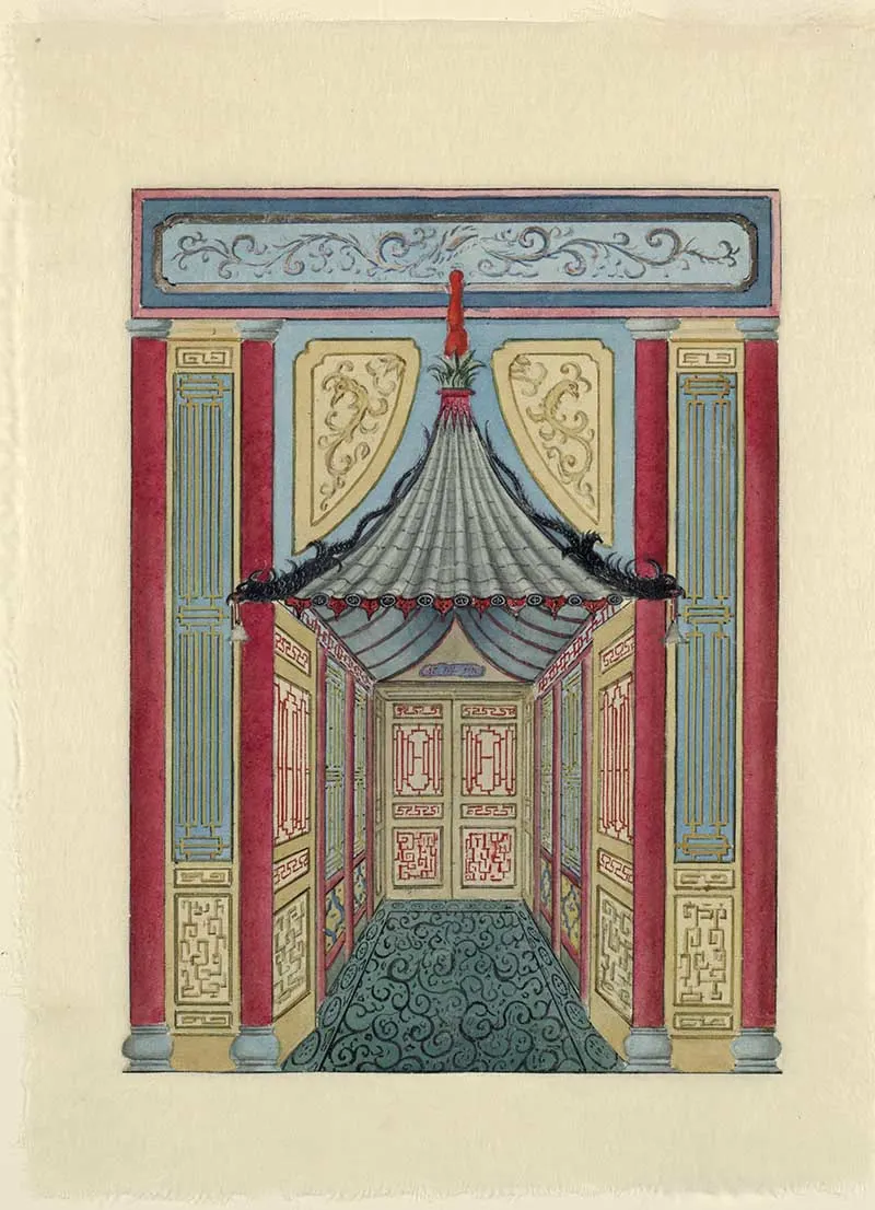 Passageway with canopy