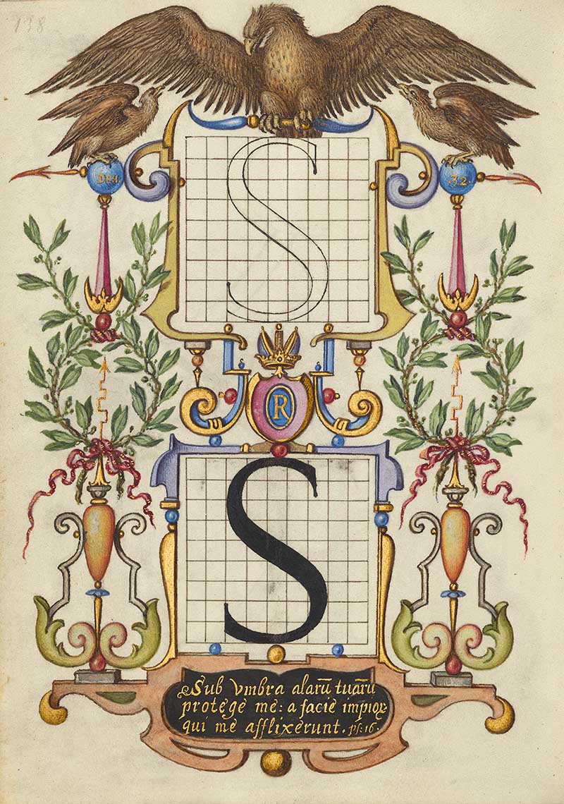 Guide for Constructing the Letter S; Joris Hoefnagel