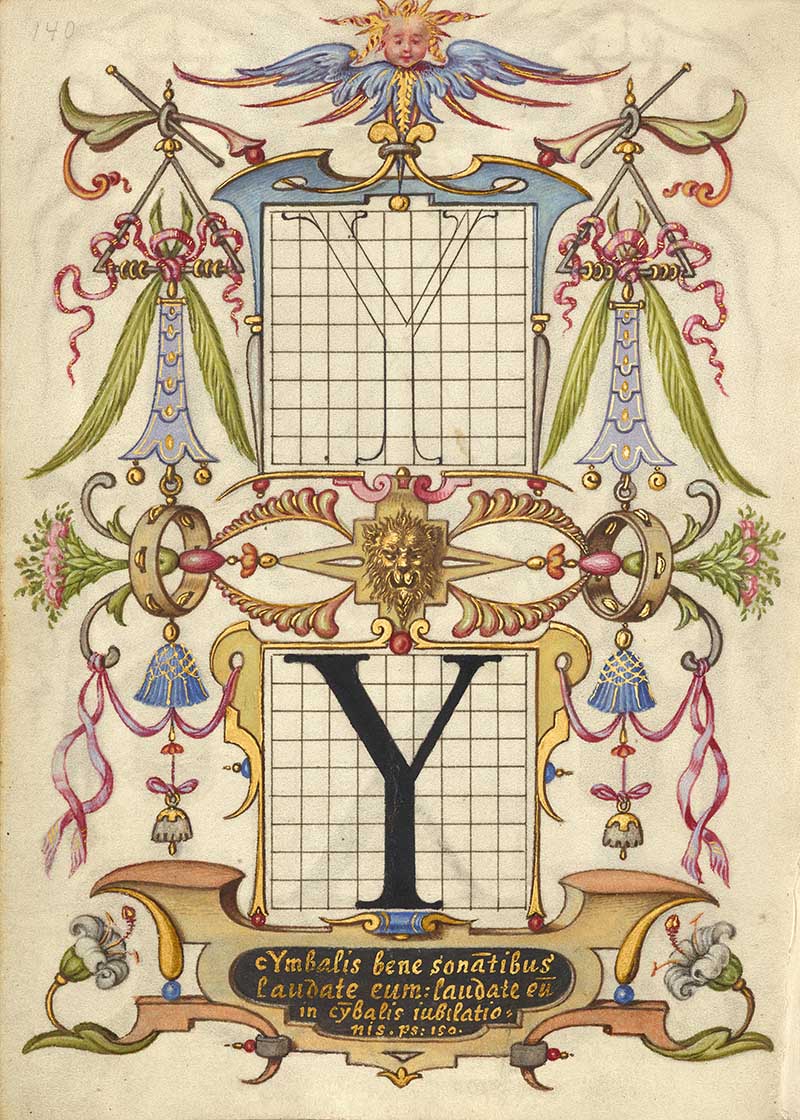 Guide for Constructing the Letter Y; Joris Hoefnagel
