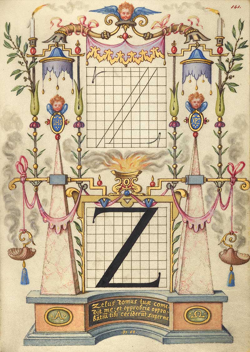 Guide for Constructing the Letter Z; Joris Hoefnagel