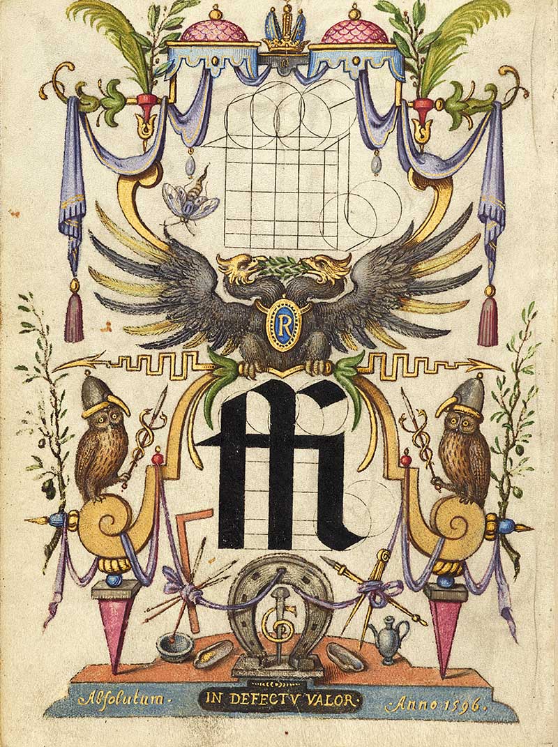 Guide for Constructing the Ligature ffi; Joris Hoefnagel