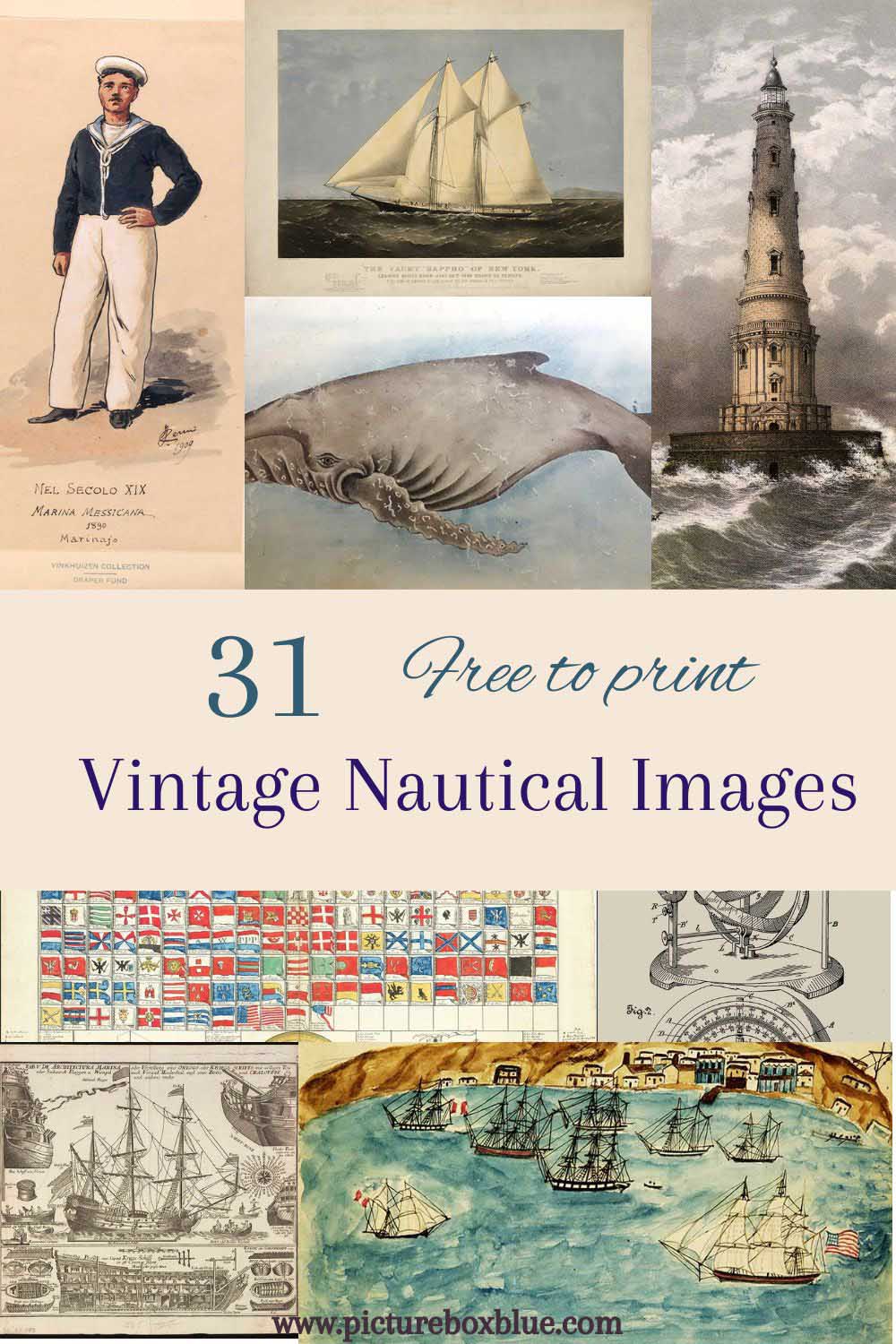 free vintage nautical images and illustrations pin