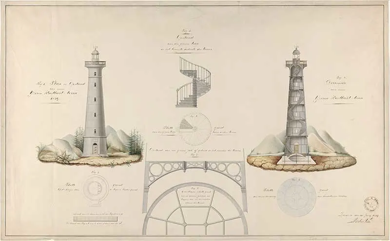 Dutch design of a lighthouse