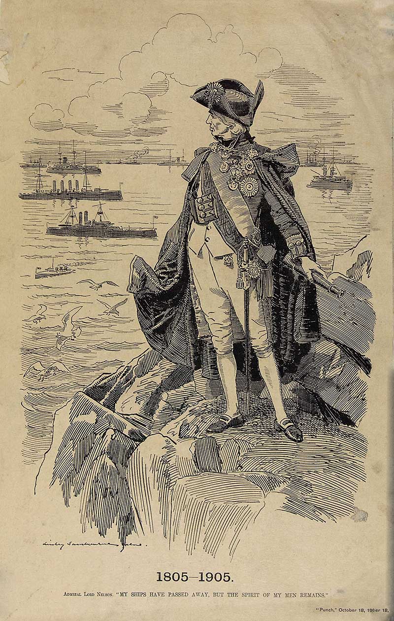 Lord Horatio Nelson from punch magazine