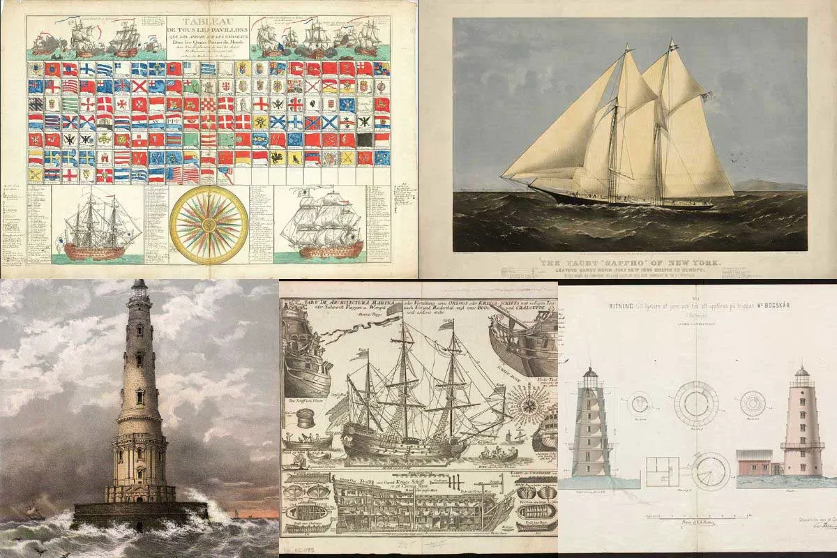 Free vintage nautical images feature