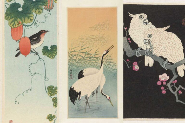Ohara Koson bird prints feature image
