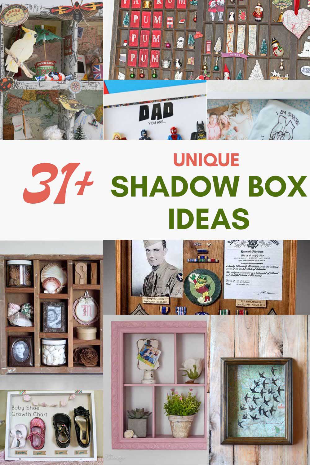 the best shadow box ideas pin