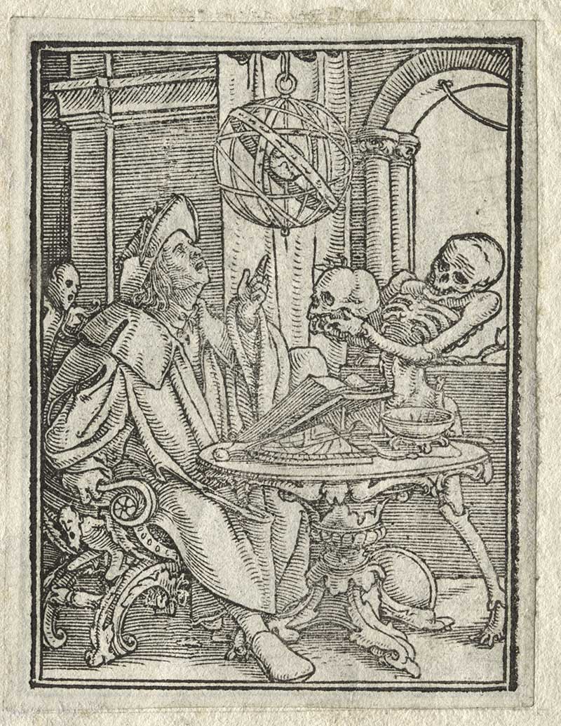Hans Holbein The Dance of Death: The Astrologer; The Rich Man