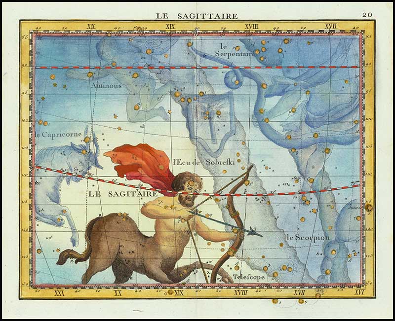 John Flamsteed Sagittarius constellation