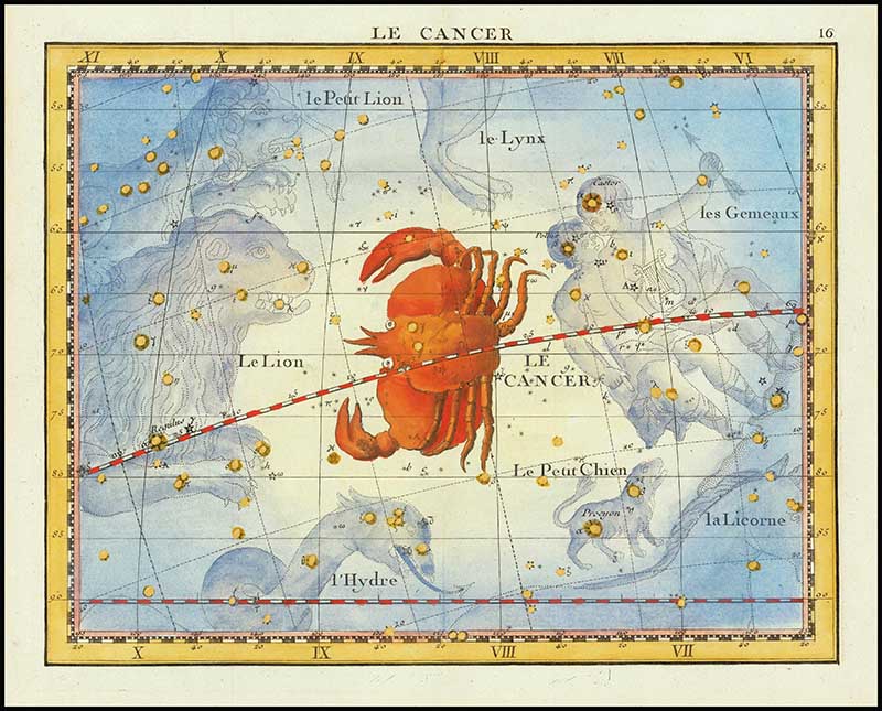 Cancer constellations John Flamsteed