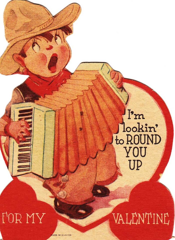 20 Free Printable Vintage Valentine Cards and Postcards - Picture Box Blue