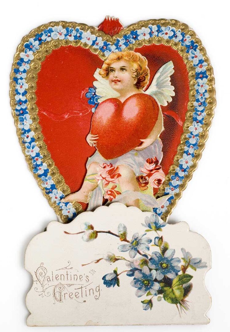 20 Free Printable Vintage Valentine Cards and Postcards - Picture Box Blue