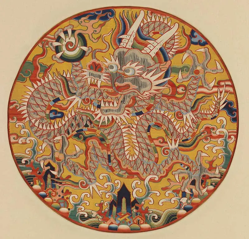 Ming Dynasty Dragon Tapestry