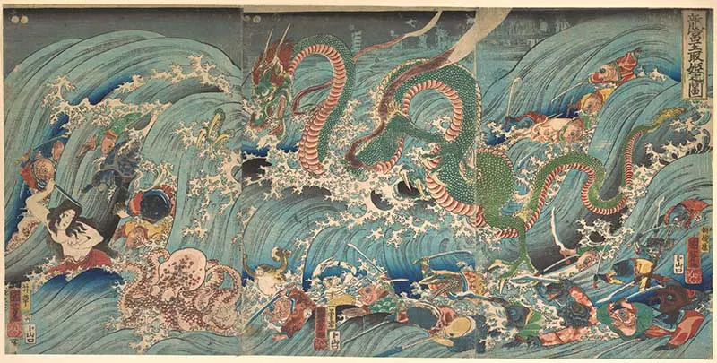 Utagawa Kuniyoshi Dragon