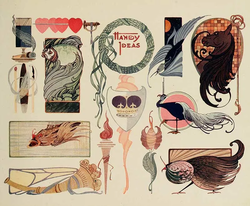 Handy ideas for vintage letter ornamentation by Strong