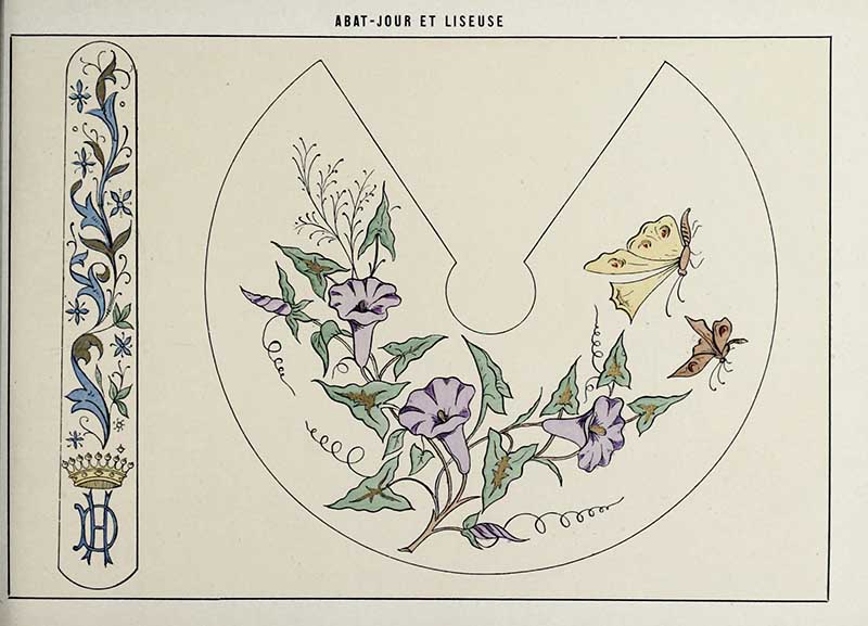 Lampshade Design French Art Nouveau