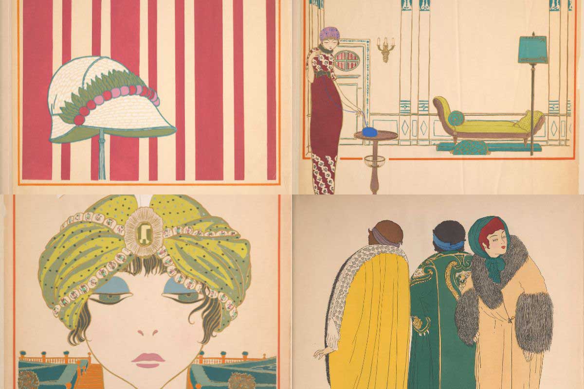 Paul Poiret Art Nouveau fashion Illustrations Feature image