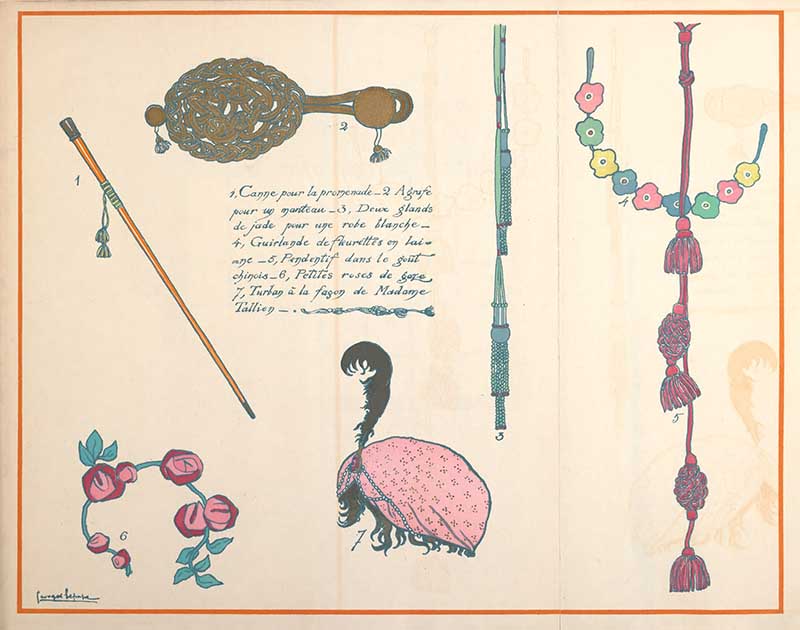 Art Nouveau fashion Accessories Paul Poiret