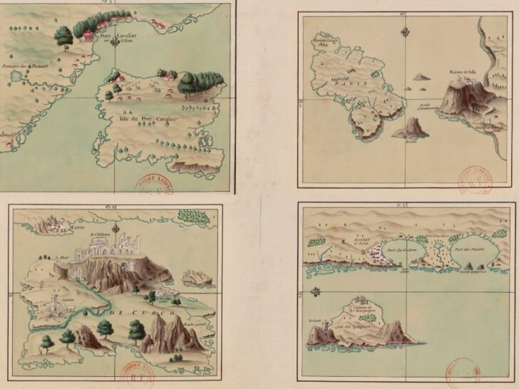 Greek island maps ft