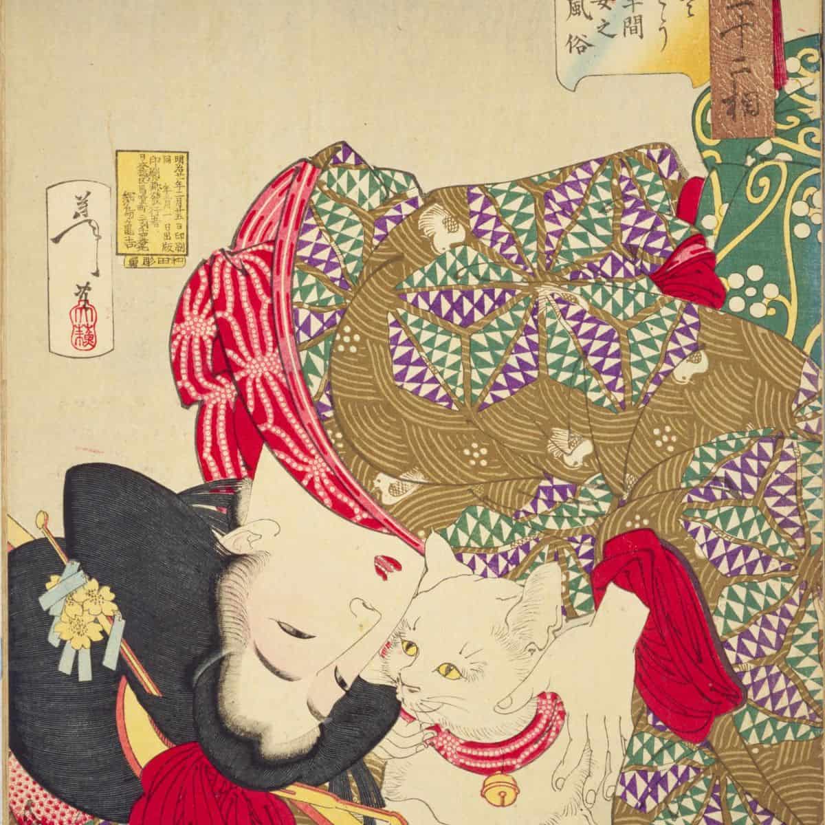 vintage japanese women print feature image