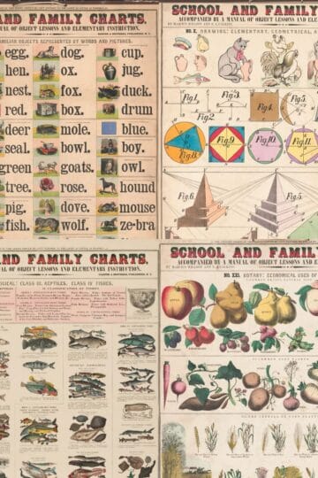 Old school charts feature images